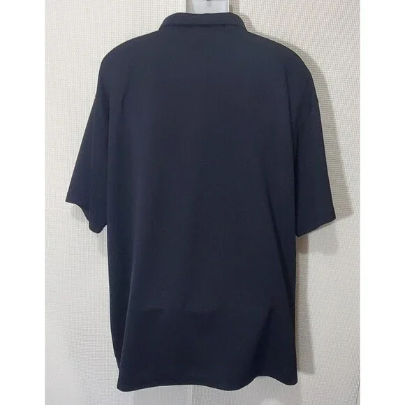 Chicago White Sox Polo Shirt Adult 3XLT Black White Majestic Breathable MLB Mens - Picture 5 of 10